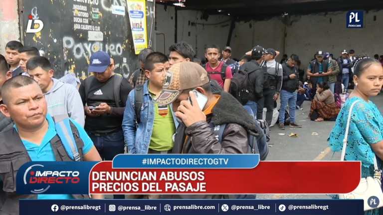 Denuncian abusos en buses: cobros de hasta Q15