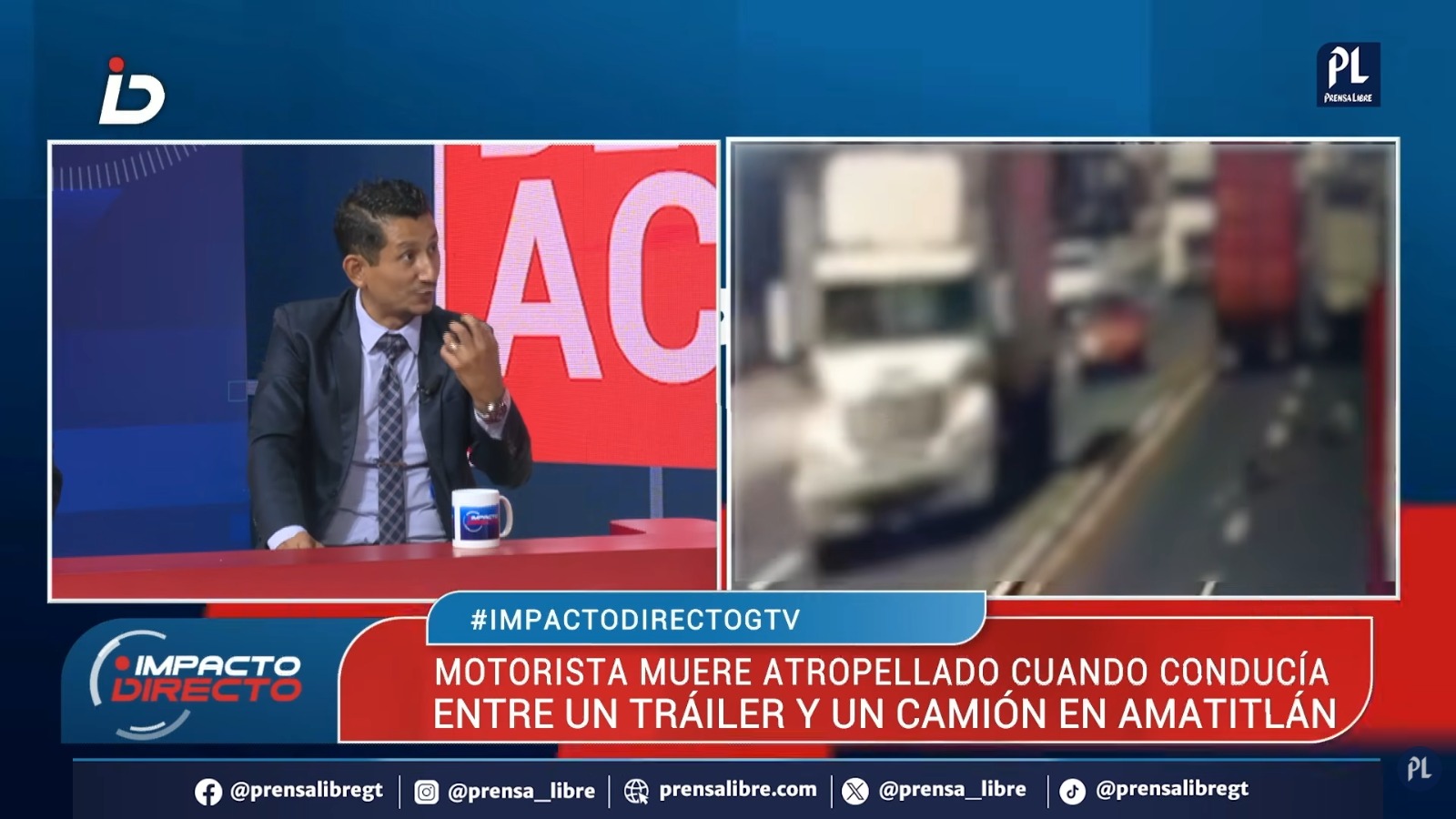 “Nadie le va a ganar tiempo al tiempo”: analizan video de motorista que murió bajo un tráiler en la ruta al Pacífico