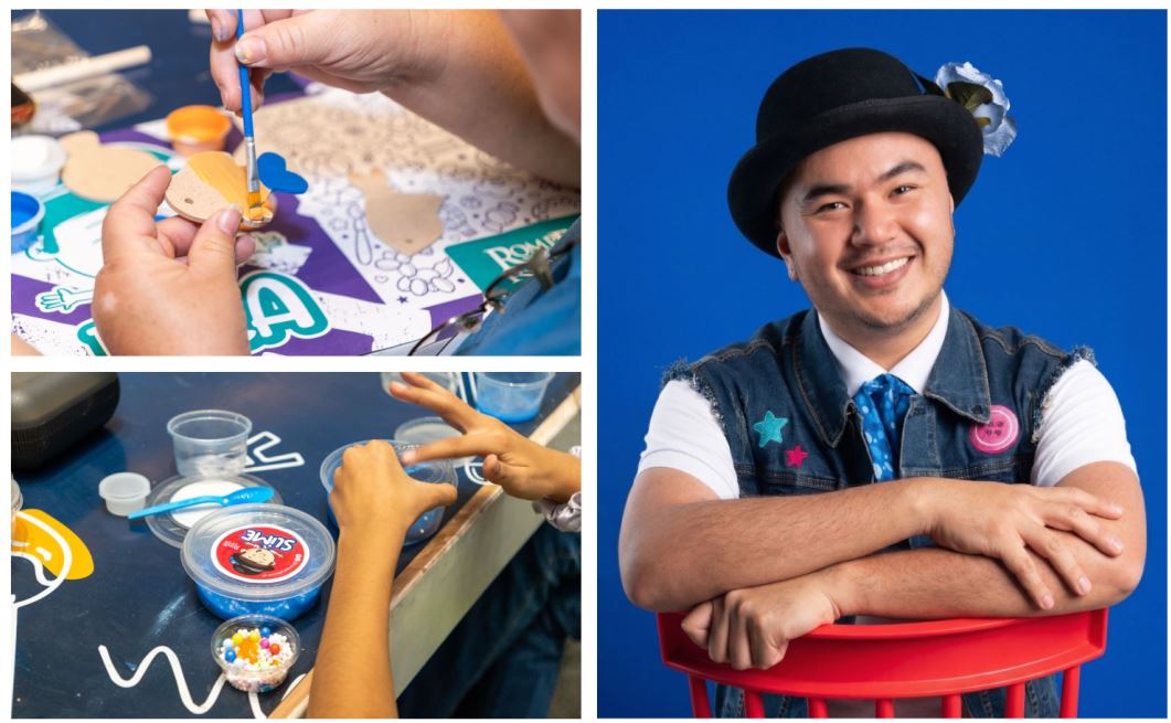 Talleres de arte con Luca, un personaje que contagia energía, entusiasmo y creatividad