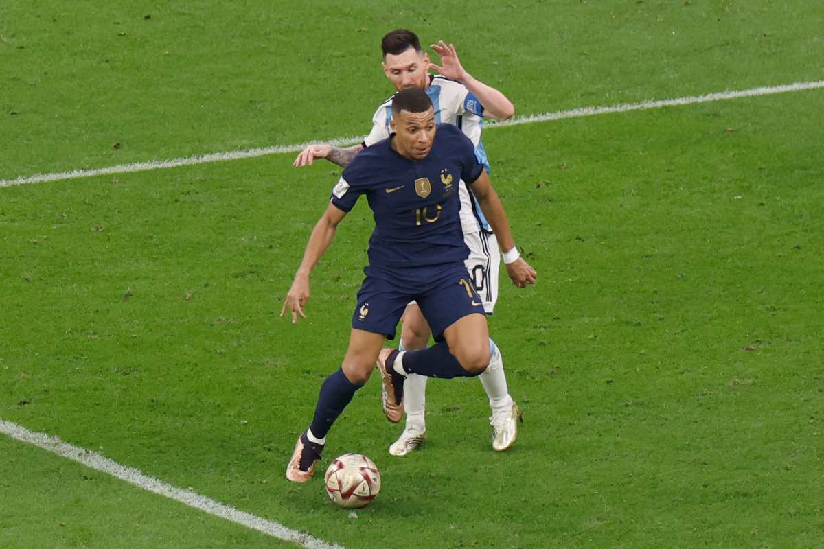 Lionel Messi y Mbappé, los jugadores con más impacto ofensivo en los Mundiales.(Foto Prensa Libre: EFE).