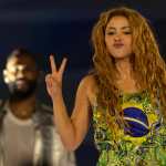 FOTODELDÍA AME8897. RÍO DE JANEIRO (BRASIL), 02/05/2026.- La cantante colombiana Shakira se presenta durante un concierto este sábado, en la playa de Copacabana en Río de Janeiro (Brasil). EFE/ Andre Coelho