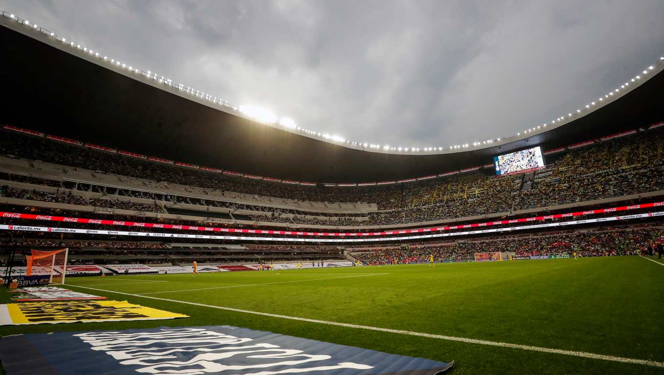 AME9999. CIUDAD DE MÉXICO (MÉXICO), 07/05/2026.- Fotografía del 3 de mayo de 2026 que muestra el Estadio Azteca (Banorte) en Ciudad de México (México). A 35 días del comienzo del Mundial, el estadio Azteca espera por nuevas historias que se unan a las de la primera tarjeta amarilla, a la de la primera sustitución, a un nuevo partido del siglo; anécdotas que se conviertan en leyendas dignas del único recinto que ha sido palco de tres torneos. EFE/ Isaac Esquivel / ARCHIVO