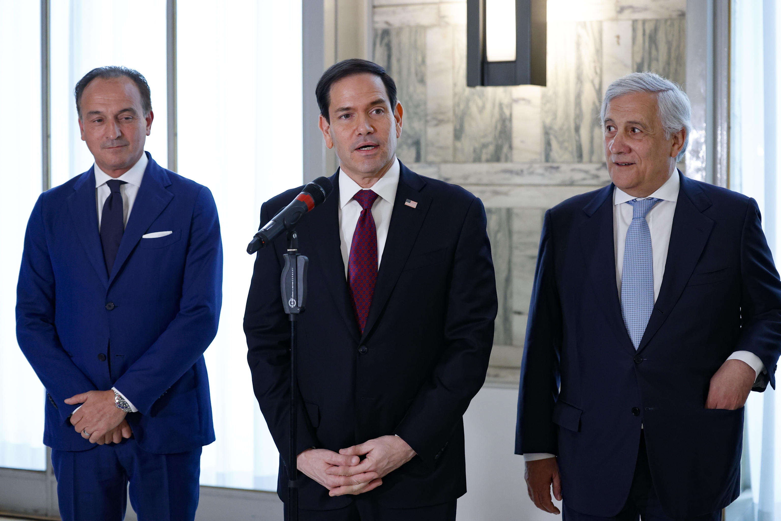 El secretario de Estado de Estados Unidos, Marco Rubio. (Foto Prensa Libre: EFE/EPA/FABIO FRUSTACI). 