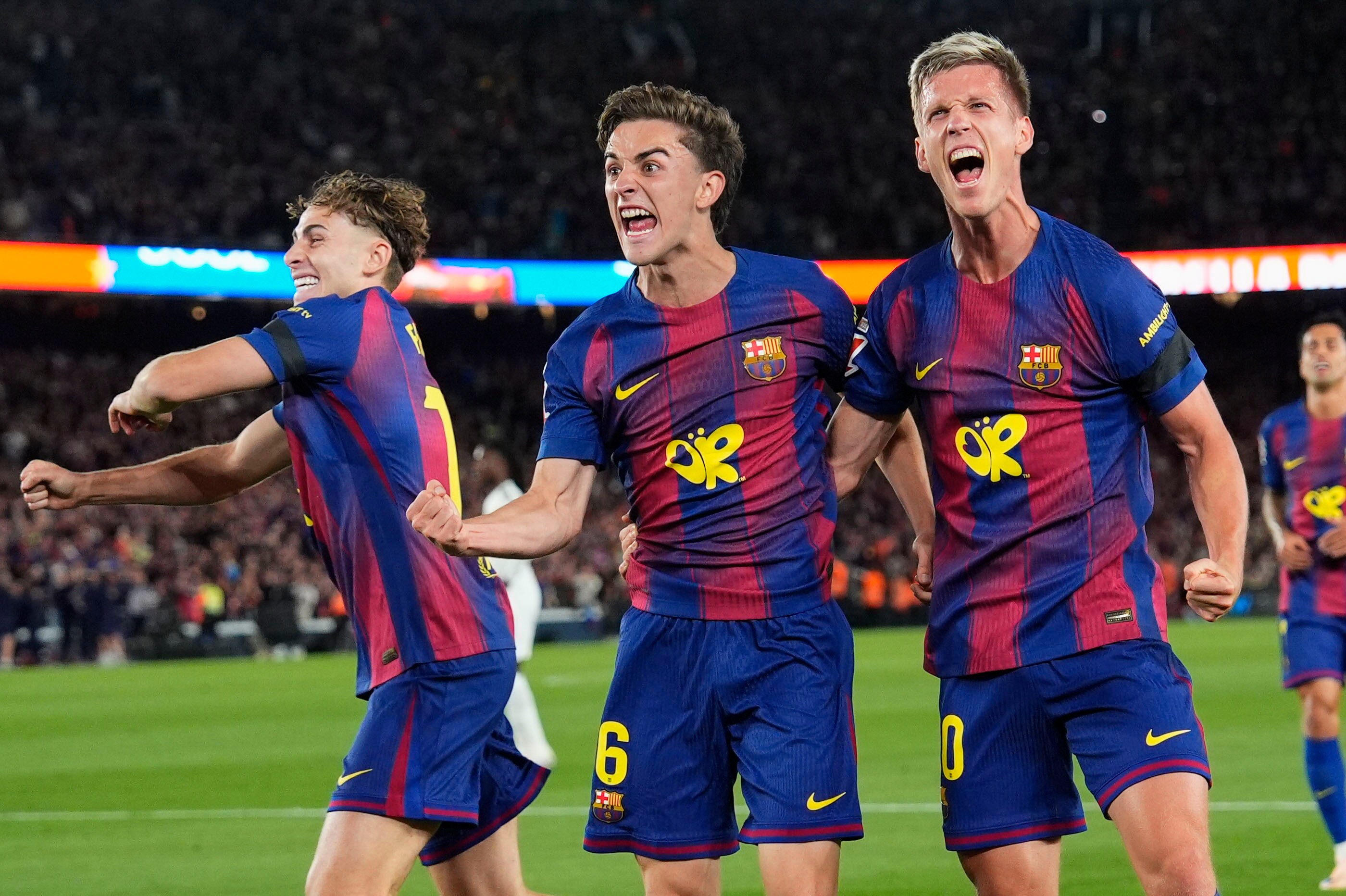 ¡Victoria y título! Barcelona gana el Clásico 2-0 al Real Madrid y se ...