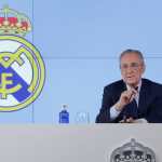 MADRID, 12/05/2026.- El presidente del Real Madrid, Florentino Pérez, ofrece una rueda de prensa este martes, en Madrid. Florentino Pérez afirmó este martes que no va a dimitir e informó de que ha pedido a la junta electoral que inicie el proceso electoral a las elecciones a la junta directiva a la que se va a presentar. EFE/ Juanjo Martín