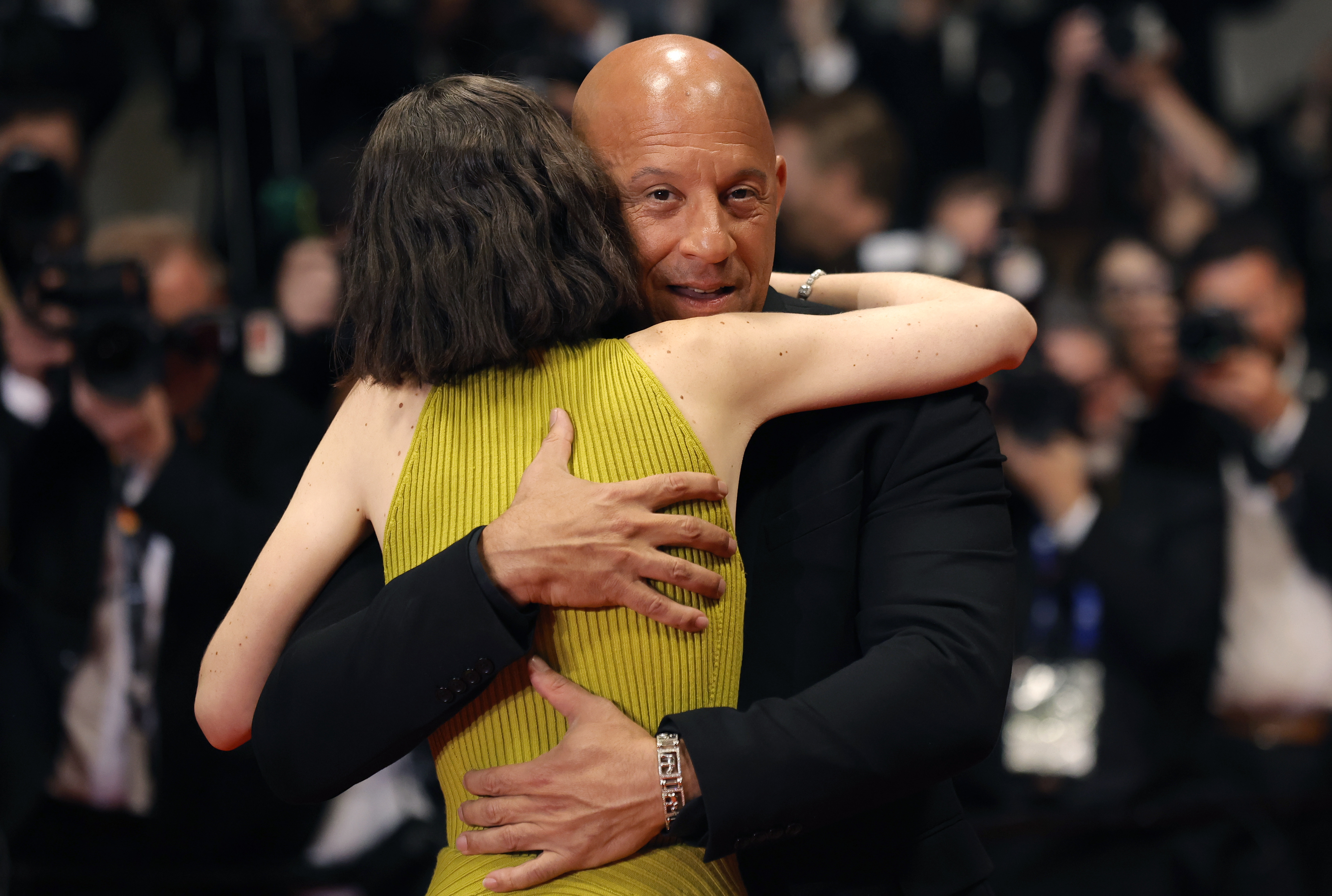 Vin Diesel  y Meadow Walker asisten al estreno de Rápido y furioso durante el 79 Festival de Cine de Cannes, en Cannes.  (Foto Prensa Libre: EFE)
