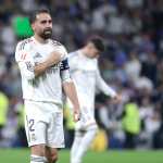 Dani Carvajal pondrá fin a una histórica etapa con el Real Madrid luego de más de una década defendiendo la camisola blanca. (Foto Prensa Libre: EFE)