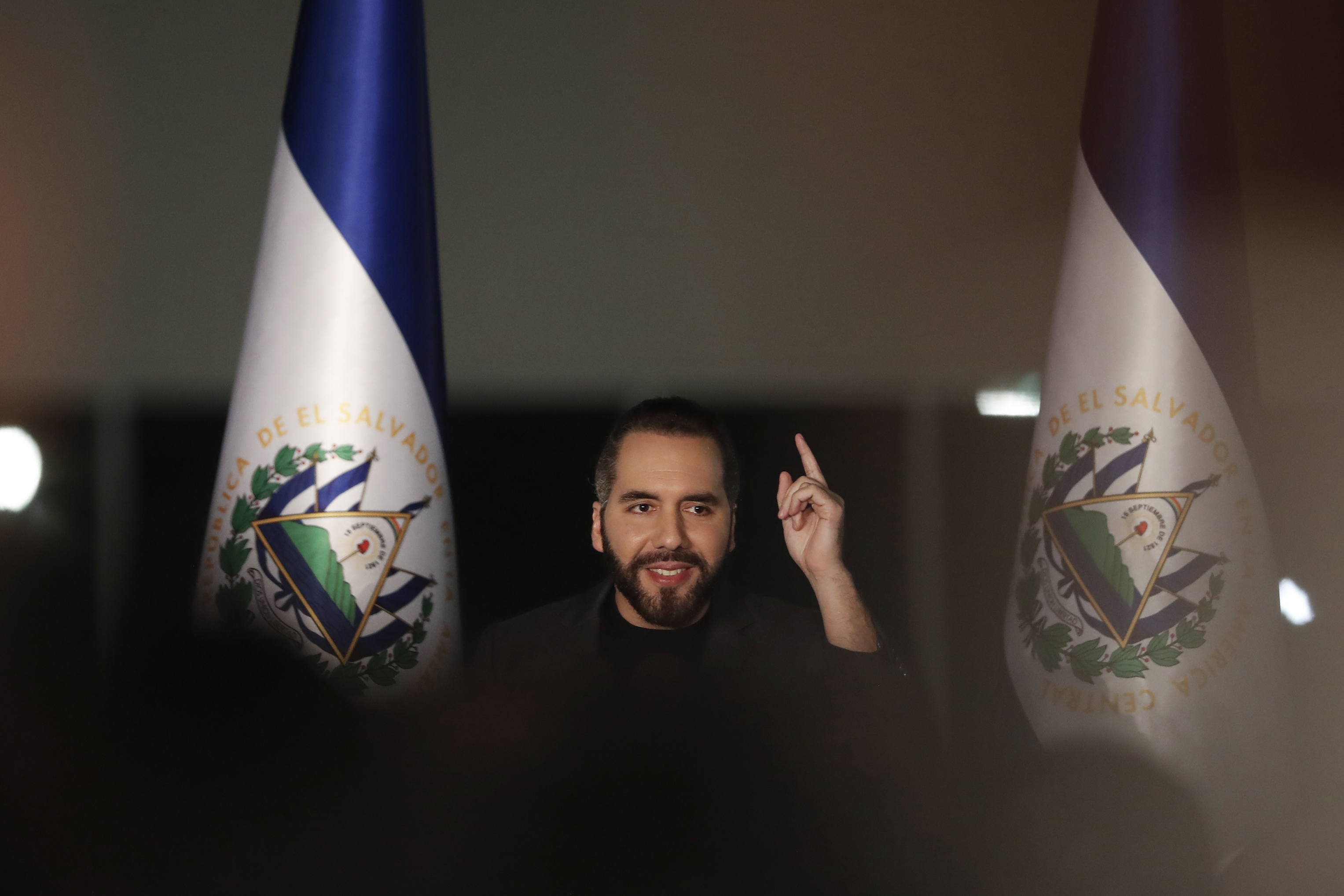 El presidente de El Salvador, Nayib Bukele. (Foto Prensa Libre: EFE/ Rodrigo Sura). 