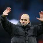 MANCHESTER (United Kingdom), 22/05/2026.- (FILE) - Manchester City manager Pep Guardiola applauds the fans after winning the English EFL Cup semi-final second leg soccer match between Manchester City and Newcastle United, in Manchester, Britain, 04 February 2026 (reissued 22 May 2026). Manchester City announced 22 May 2026 that manager Pep Guardiola will leave the club at the end of the current season after 10 years in charge. (Reino Unido) EFE/EPA/ADAM VAUGHAN EDITORIAL USE ONLY. No use with unauthorized audio, video, data, fixture lists, club/league logos, 'live' services or NFTs. Online in-match use limited to 120 images, no video emulation. No use in betting, games or single club/league/player publications.