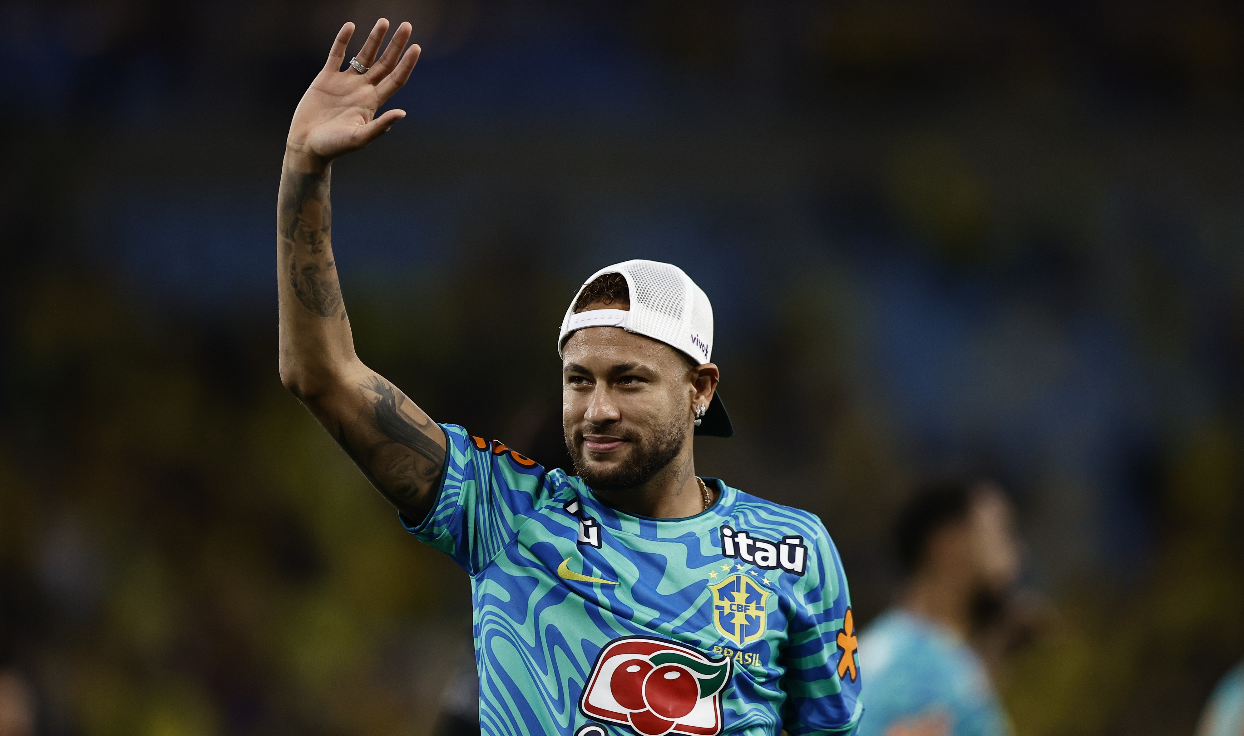 AME7294. RÍO DE JANEIRO (BRASIL), 31/05/2026.- Neymar de Brasil reacciona este domingo, al finalizar el partido amistoso previo al Mundial 2026 entre Brasil y Panamá en el estadio Maracaná, en Río de Janeiro (Brasil). EFE/ André Coelho