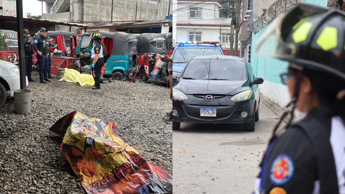 Ataque armado dentro de taller deja tres muertos y dos heridos en San José Pinula