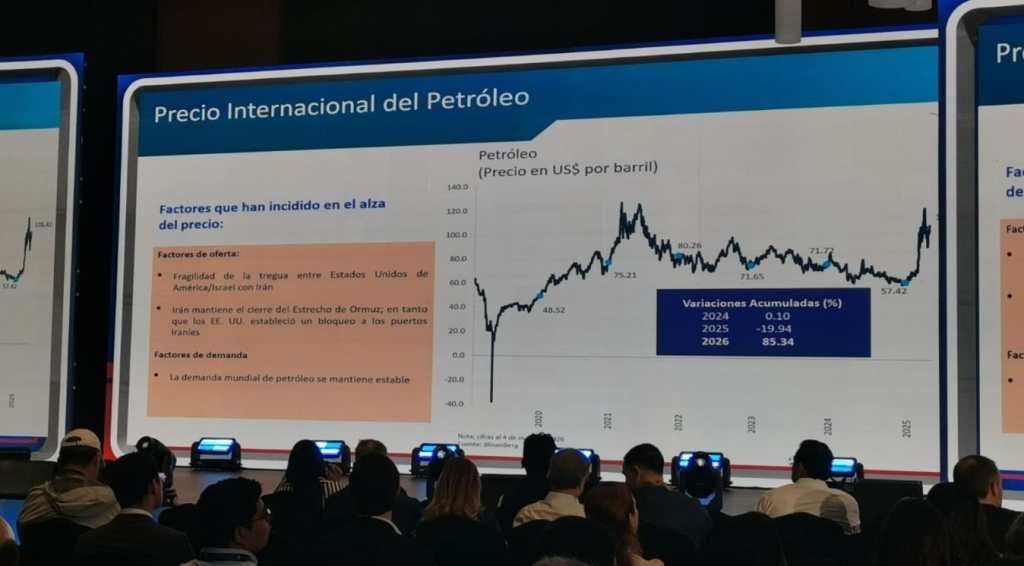 Banguat 3 Petróleo conferencia del presidente de Banguat en 06052026 