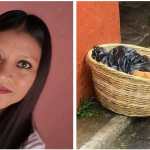 Betsy Lucía Sequen Herrera era maestra municipal y madre de dos hijos. Su muerte causó consternación en Santa Lucía Milpas Altas, Sacatepéquez, donde vecinos exigen justicia por el ataque armado. A la derecha, el canasto con pan abandonado por los presuntos responsables tras el crimen. (Foto Prensa Libre: Tomadas de redes sociales)