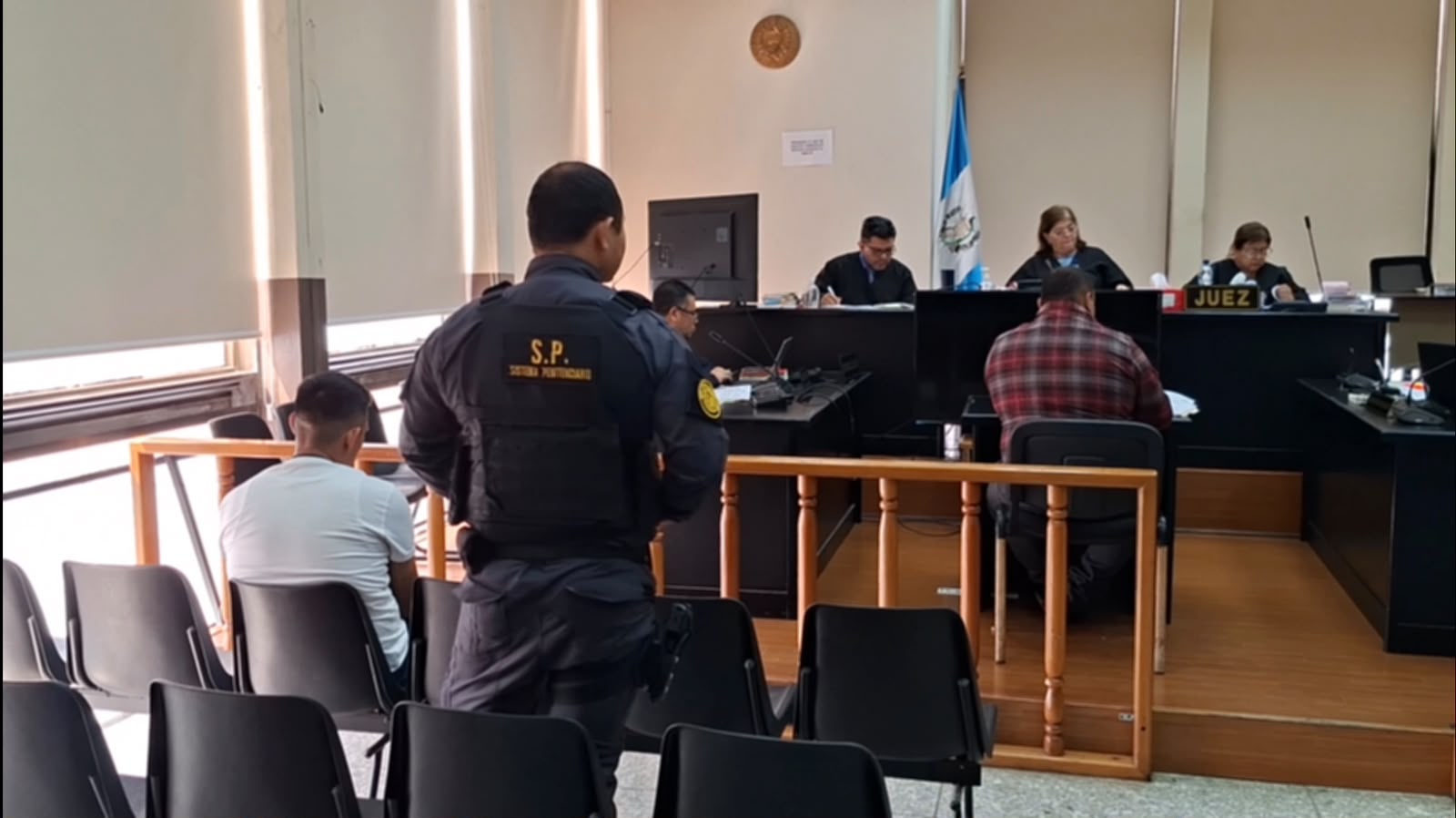 Brayan Oliva, audiencia. ataque contra militar Maribel Molina