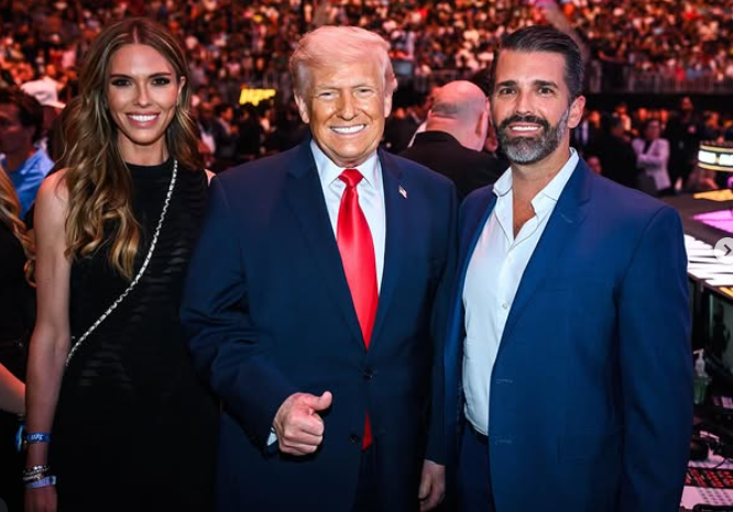 Quién es Bettina Anderson, la nueva esposa del hijo de Donald Trump