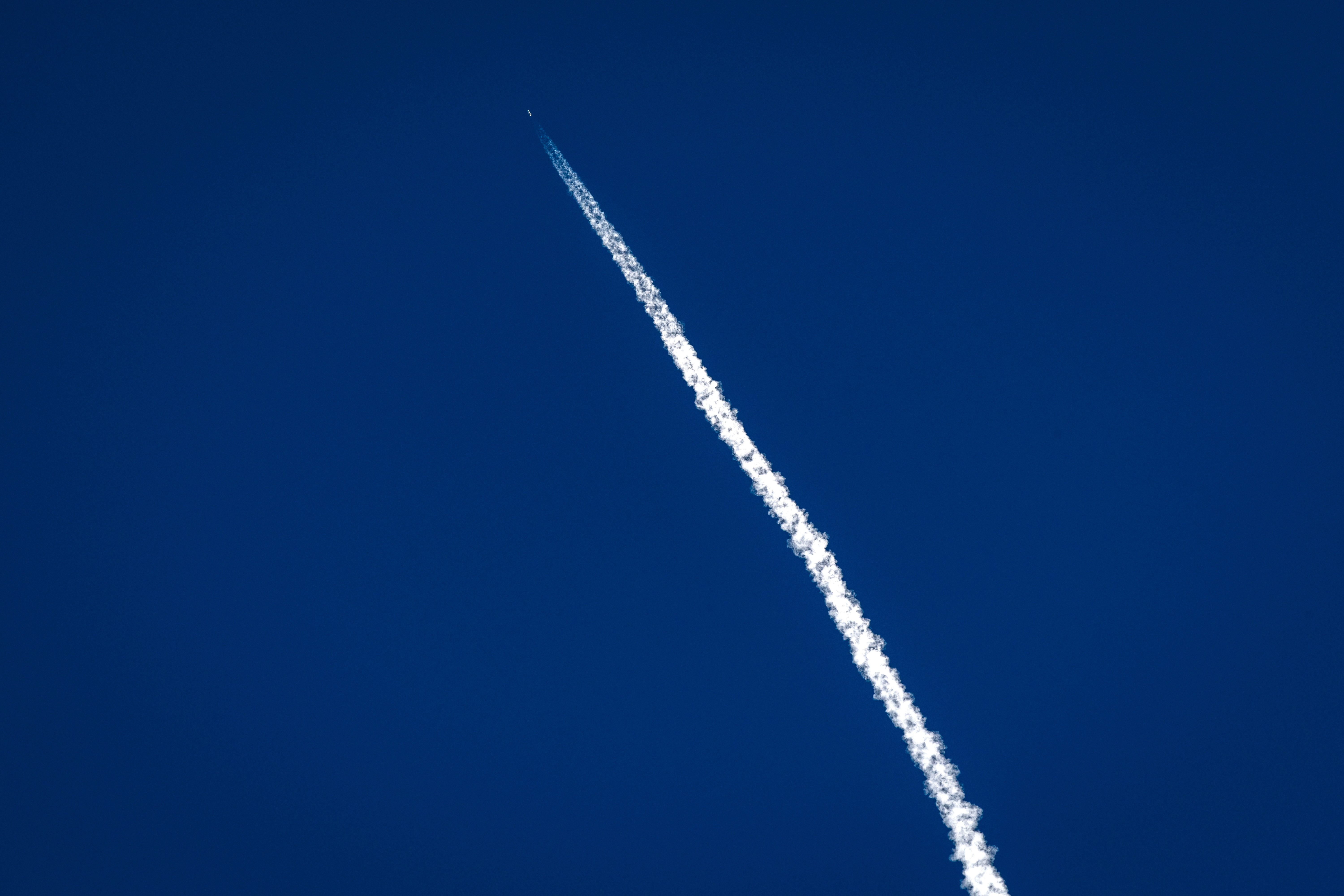 Lanzamiento de un cohete de Blue Origin en el oeste de Texas.
