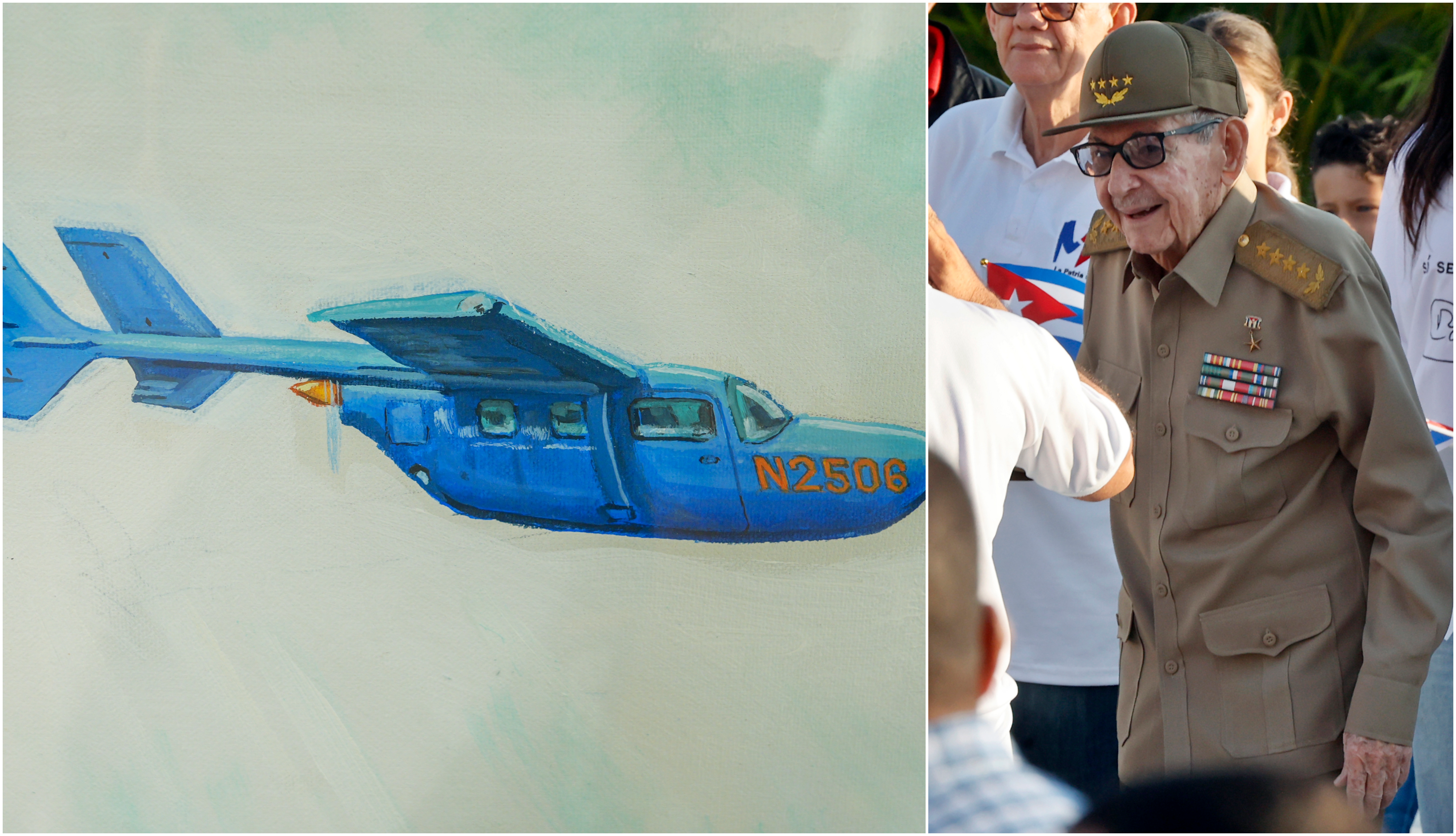 Derribo de avionetas en Cuba Raúl Castro