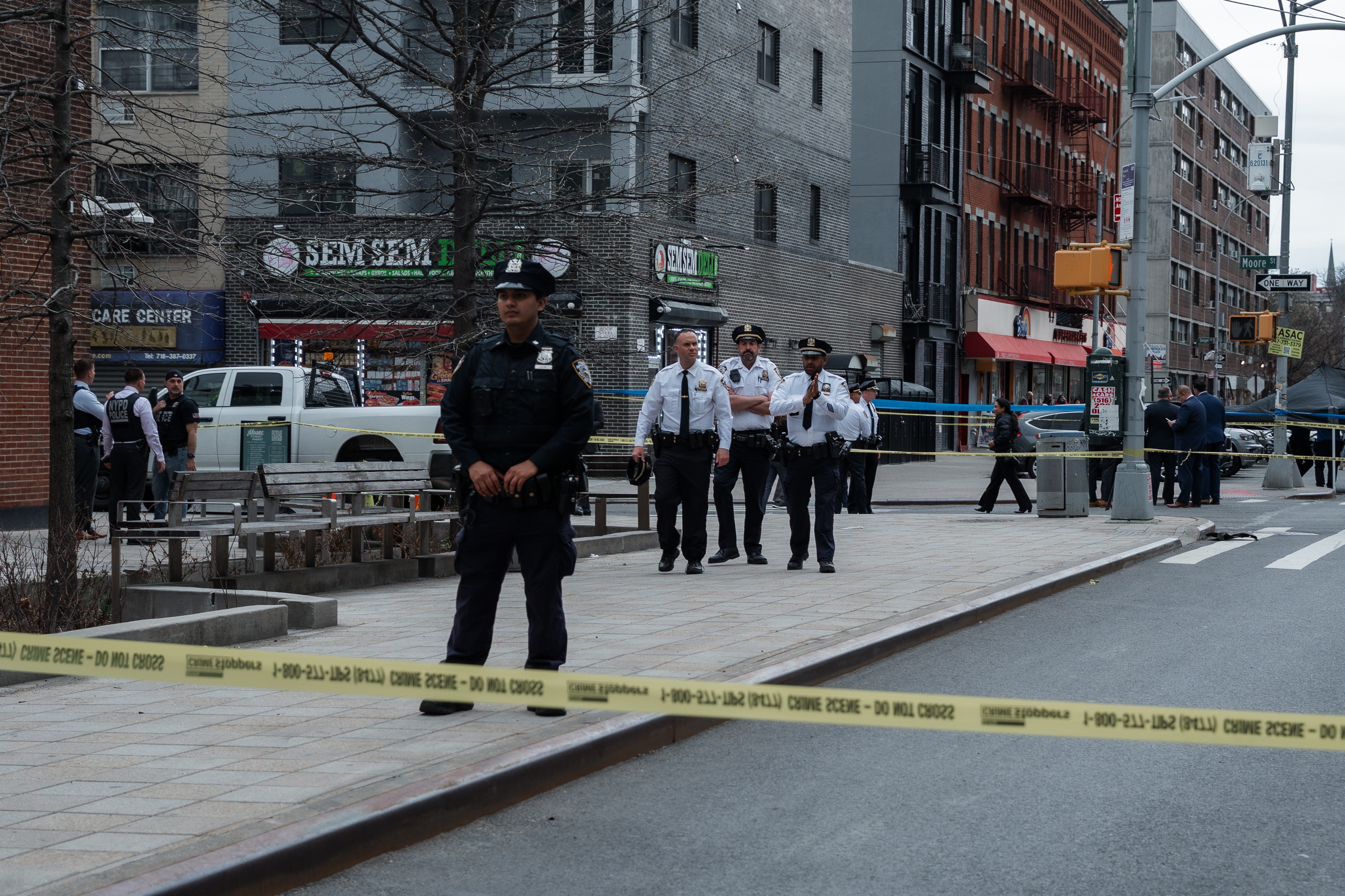 Escena del crimen en Estados Unidos