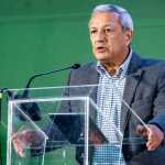 Juan Luis Fonseca, vicepresidente de la Asociación Bancaria de Guatemala (ABG), brindó una perspectiva sobre el avance de las discusiones de las enmiendas a la iniciativa 6593, denominada “Ley Integral contra el Lavado de Dinero u Otros Activos y el Financiamiento del Terrorismo” en el Congreso de la República. (Foto Prensa Libre: Sergio Muñoz)