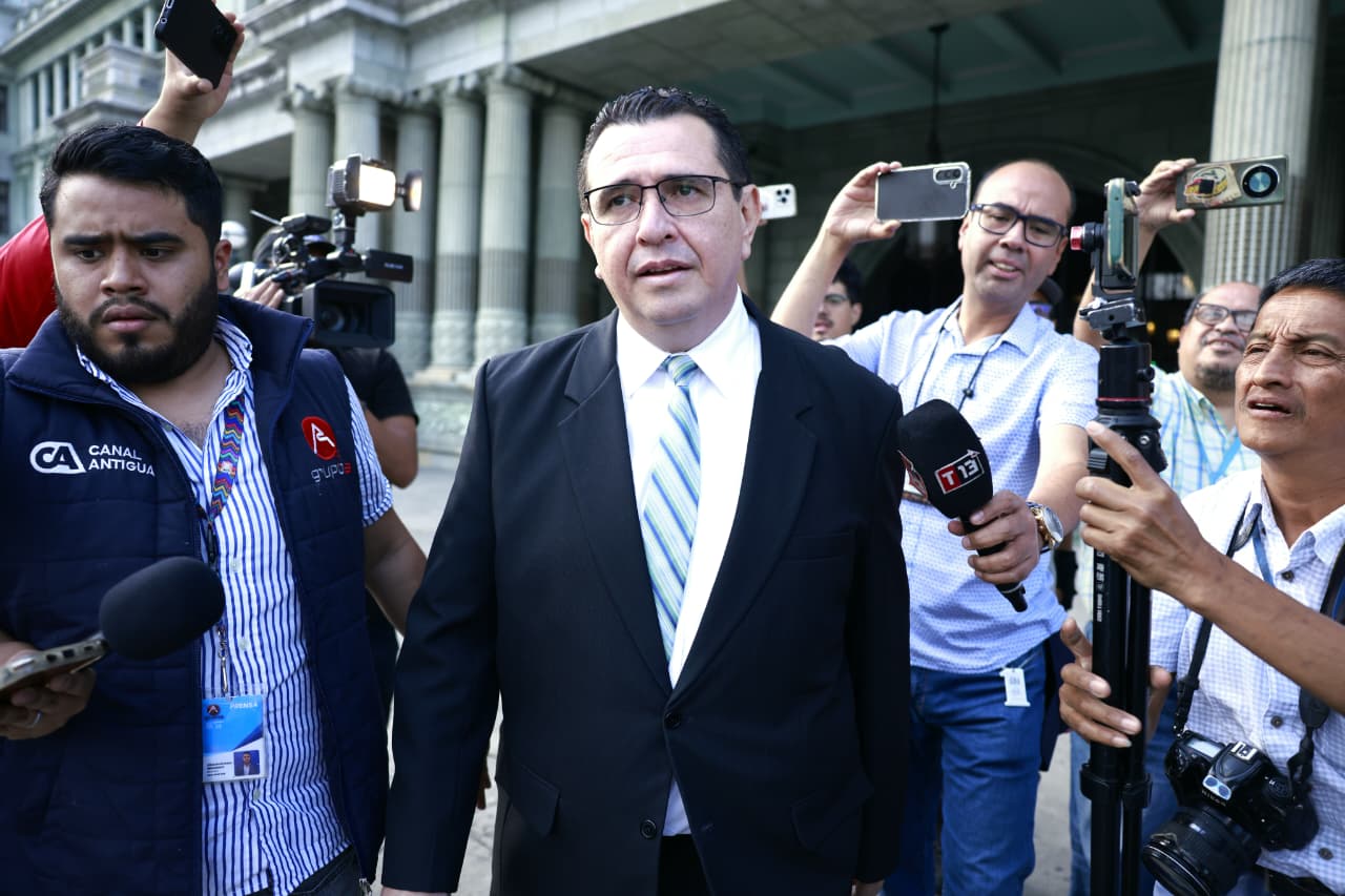Gabriel Estuardo García Luna es designado fiscal General por el presidente Bernardo Arévalo. (Foto Prensa Libre: Javier González)