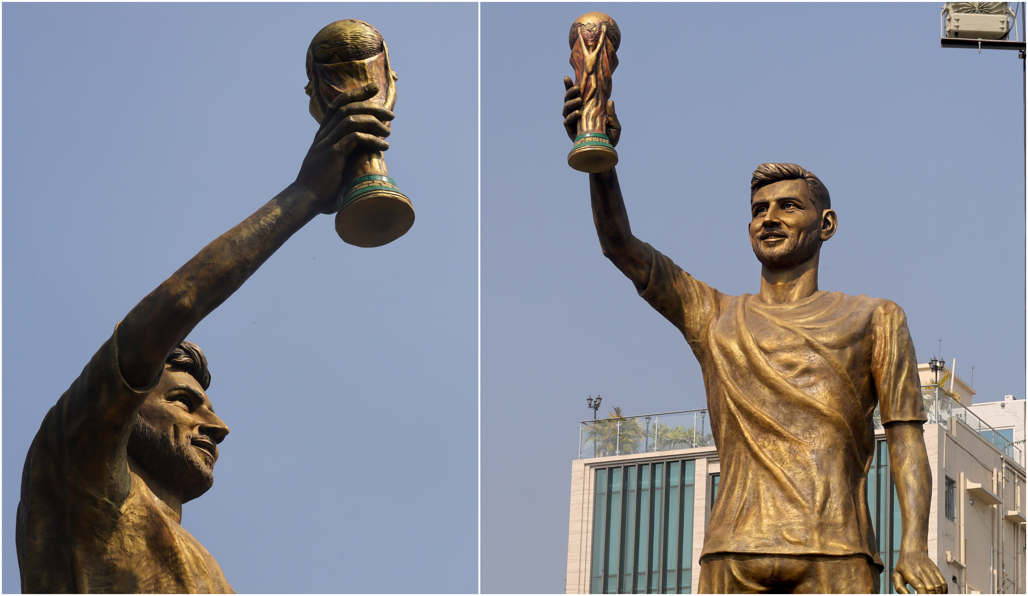 Cinco meses después de inaugurarla: ¿Por qué retirarán la escultura de Lionel Messi en la India?