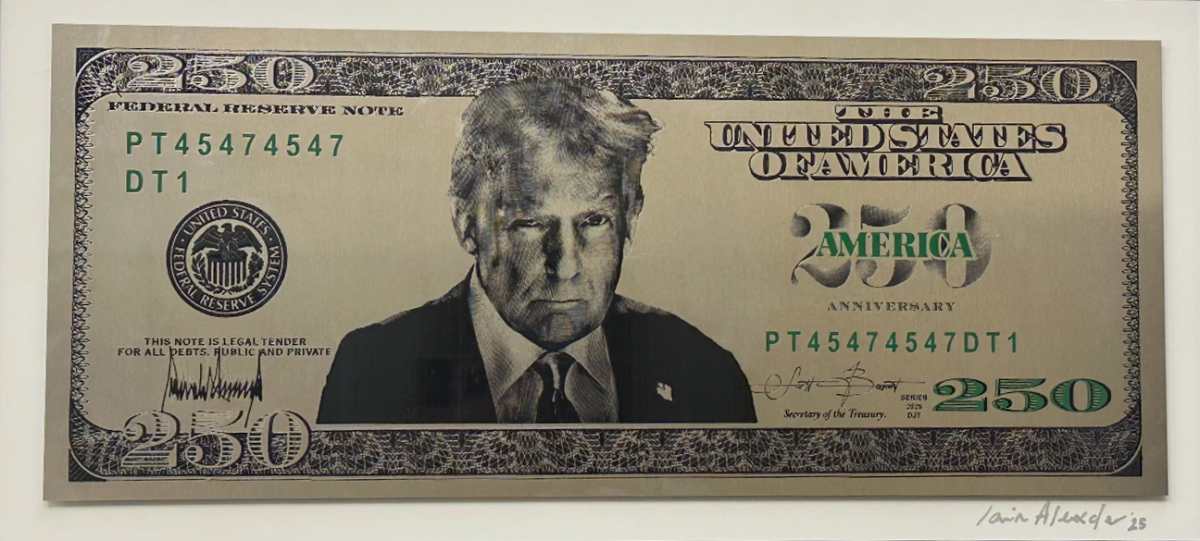 Los designados por Trump impulsan un billete de US$250 con su retrato