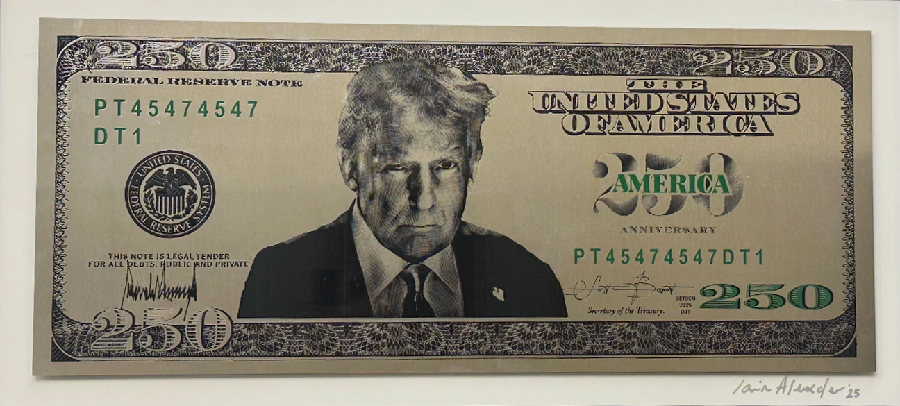 Planean billete con imagen de Donald Trump.