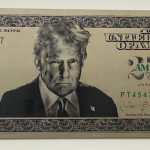 Planean billete con imagen de Donald Trump.