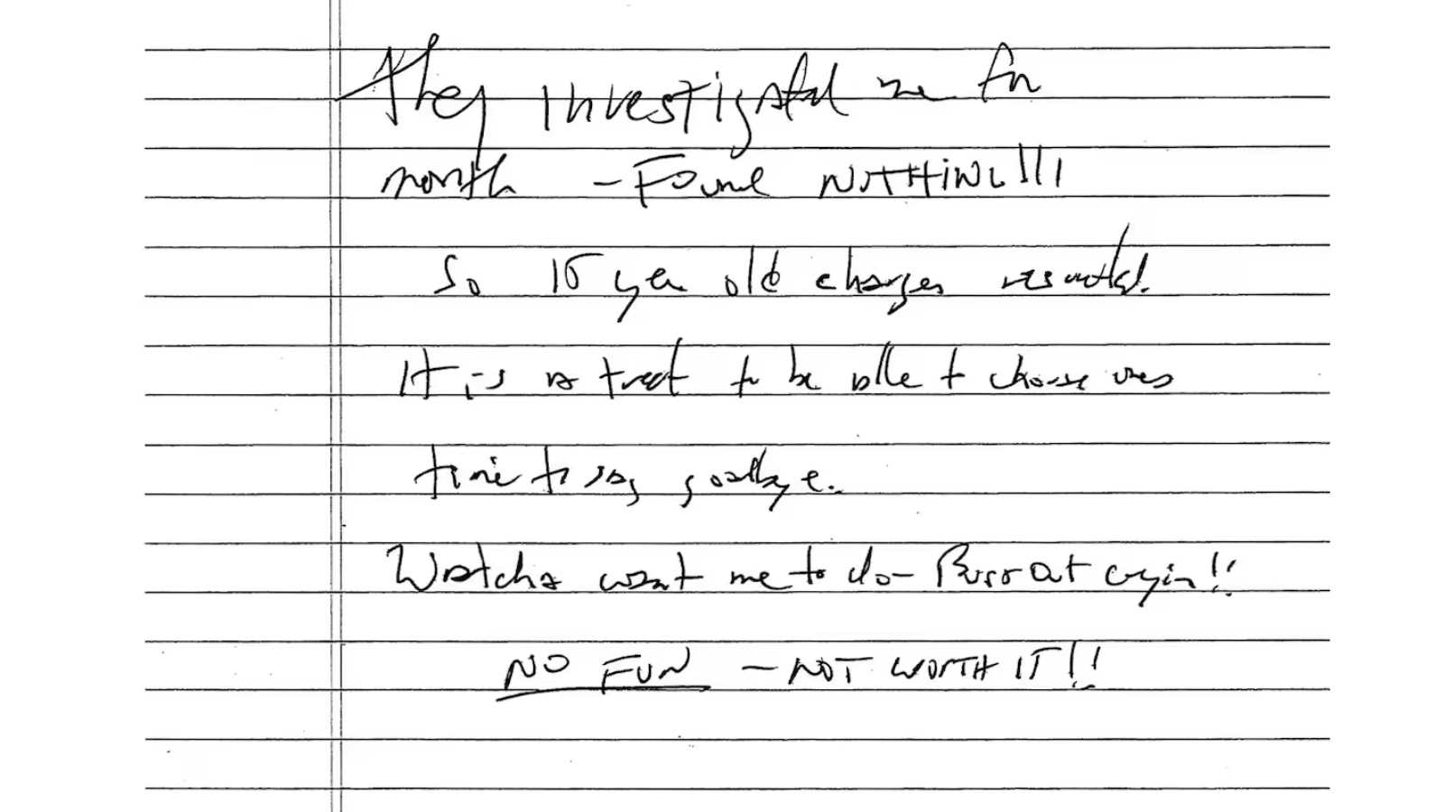 Qué contiene la presunta carta suicida de Jeffrey Epstein divulgada por juez de Nueva York