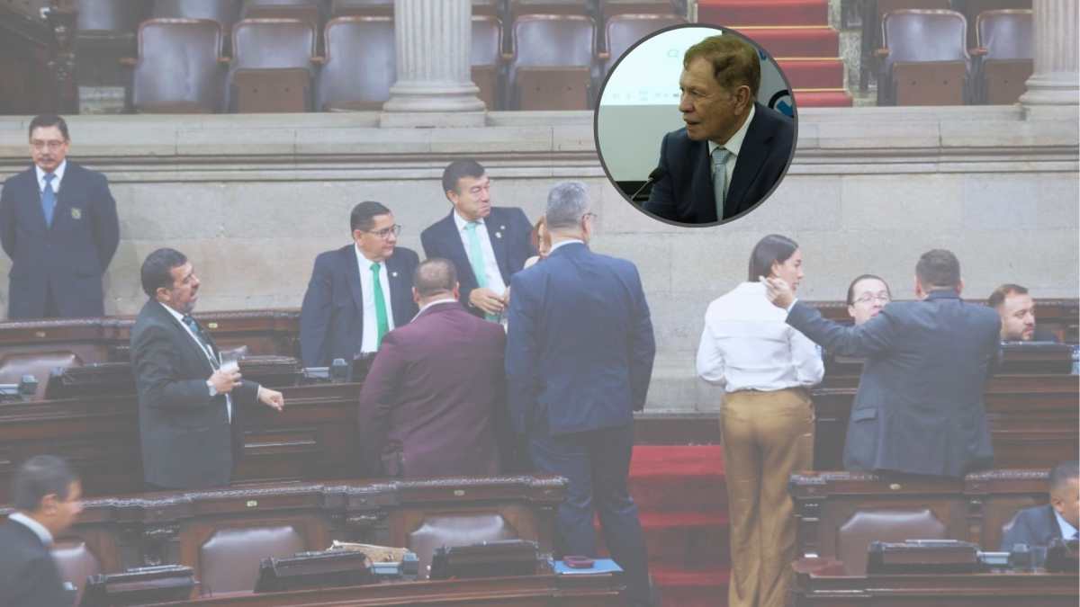 Luis Contreras afirmó que rompió el quórum luego de que diputados integraran una mesa paralela y presentaran nuevas enmiendas de última hora a la ley contra el lavado de dinero. (Foto, Prensa Libre: Moisés Xec)