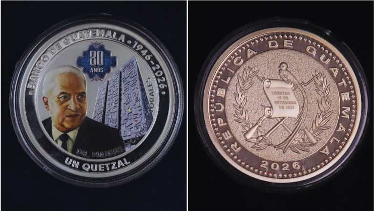 Nueva moneda en Guatemala: Banguat emite edición especial por su 8