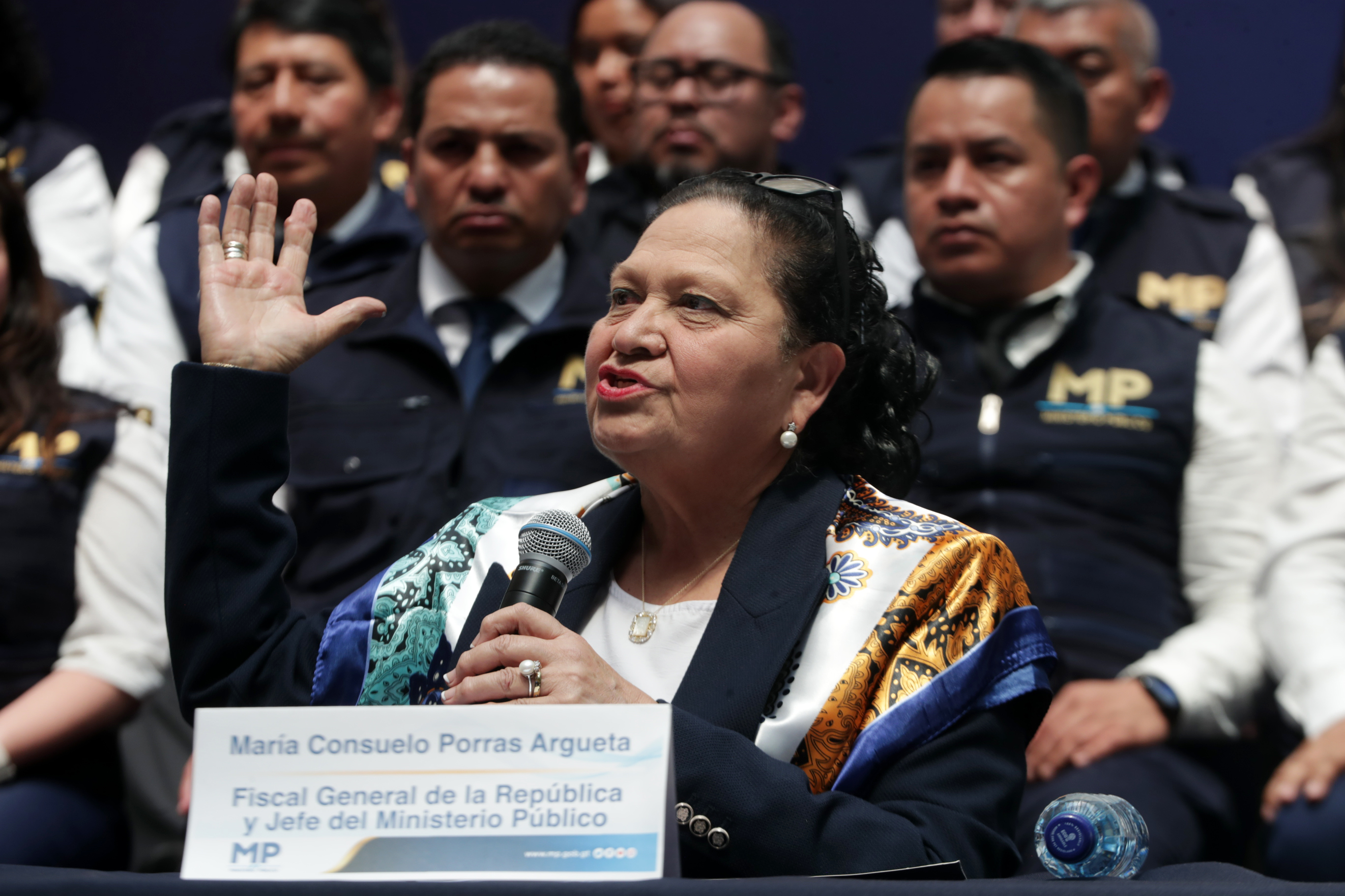 Consuelo Porras durante una actividad oficial del Ministerio Público en fotografía de archivo