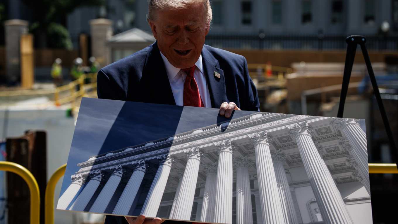 El presidente estadounidense Trump habla sobre la nueva Ala Este