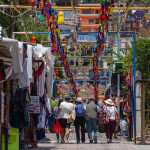 Turismo destino turístico con vista de visitantes y artesanías F cortesía Inguat