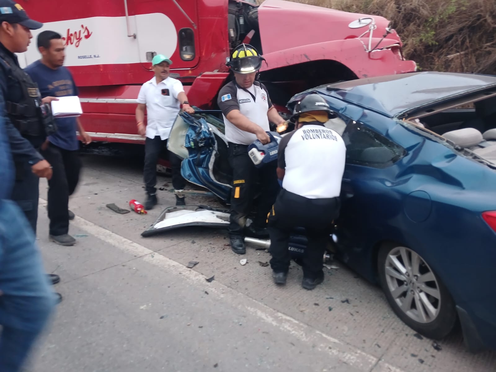 accidente trÃ¡nsito km 78 ruta al AtlÃ¡ntico