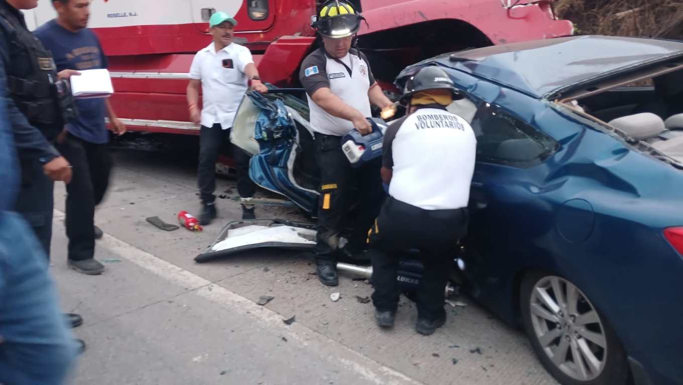 accidente tránsito km 78 ruta al Atlántico
