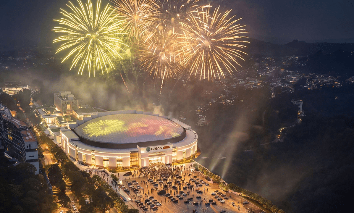 Se espera que Arena Gallo estará listo en 2027, un espacio que incluye diferentes áreas y que también busca prácticas sostenibles.  (Foto Prensa Libre:  Arena )