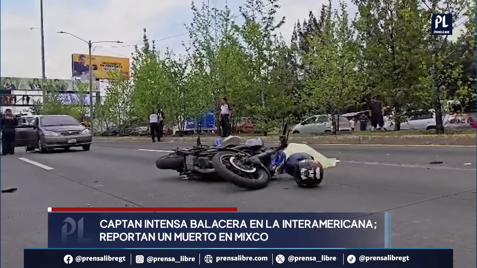 Un automovilista herido de bala durante un asalto en el kilómetro 19 de la ruta Interamericana relató cómo dos presuntos motoladrones intentaron despojarlo de sus pertenencias antes de un enfrentamiento con agentes de la PNC que terminó con la muerte de ambos sospechosos.