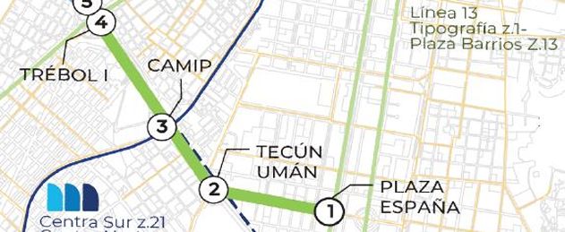 Las estaciones 1 Plaza España y 2 Tecún Umán, ubicadas sobre la Avenida Montúfar, serán las primeras de la Línea 1 del AeroMetro en avanzar a la fase 4 de 7, correspondiente a los trabajos electromecánicos a partir del 11 de mayo. (Foto, Prensa Libre: cortesía Fundesa)