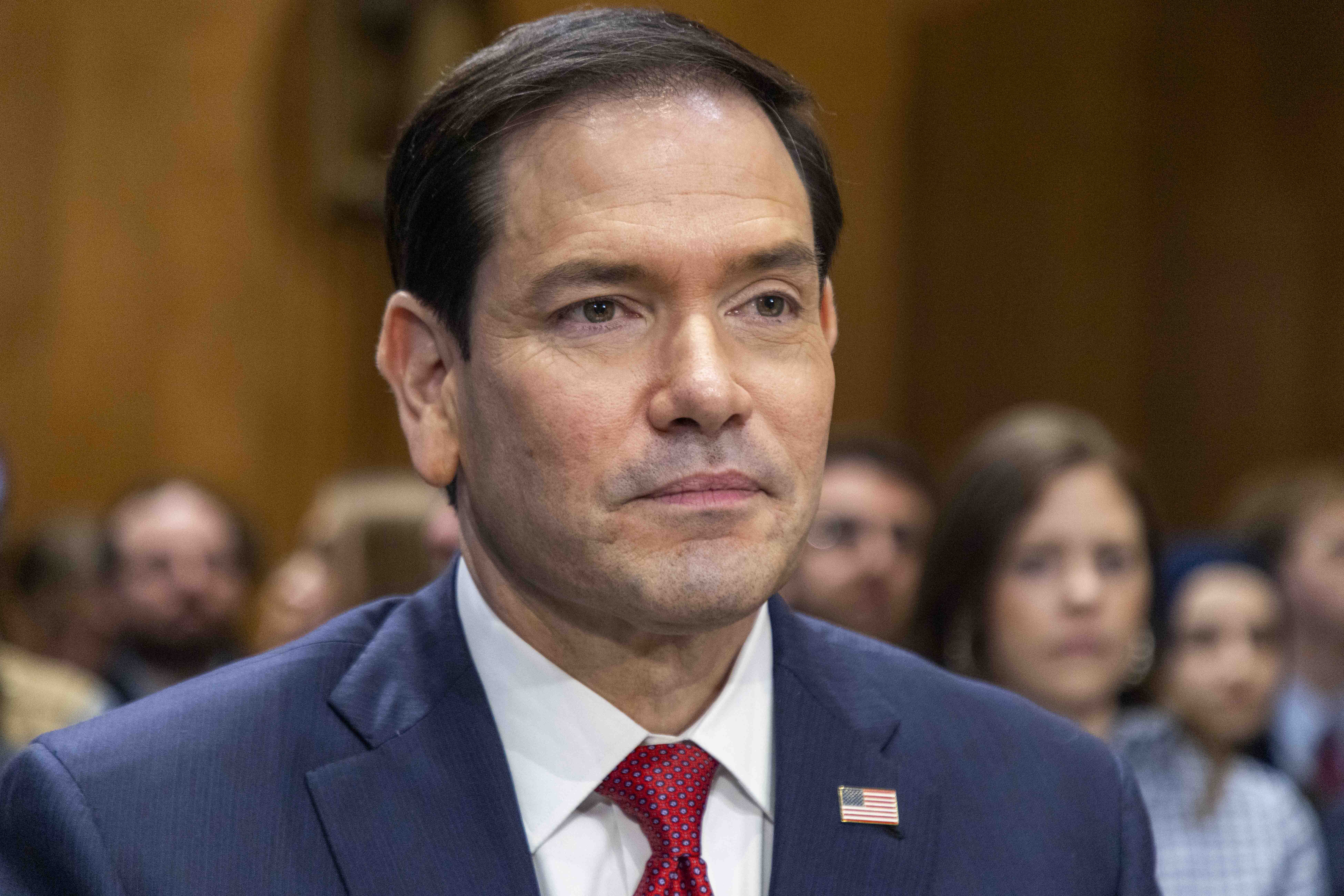 El secretario de Estado de Estados Unidos, Marco Rubio. (Foto Prensa Libre: EFE/EPA/SHAWN THEW). 