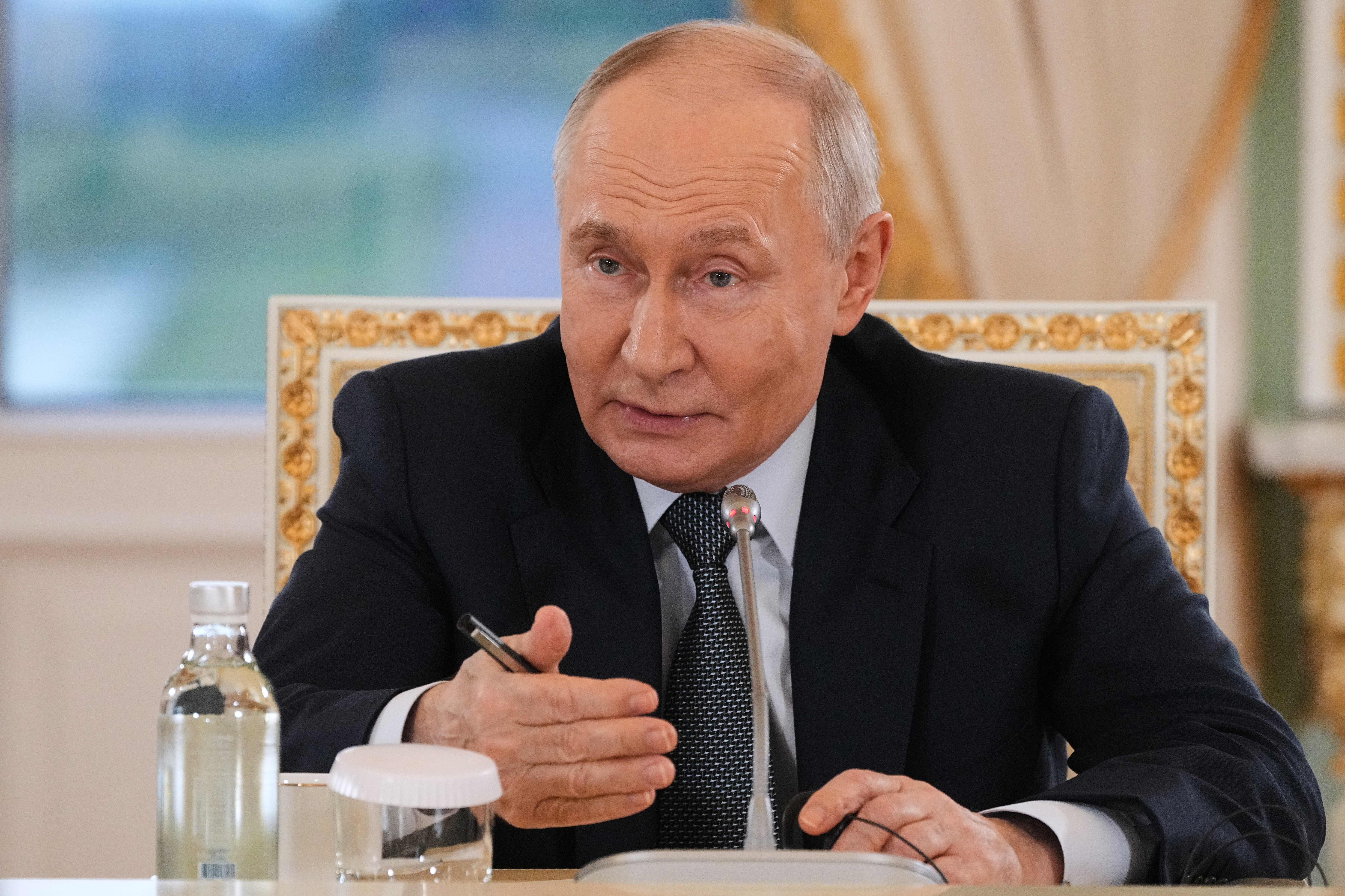 Vladimir Putin, presidente de Rusia. (Foto Prensa Libre: EFE/EPA/DMITRI LOVETSKY/AP POOL). 
