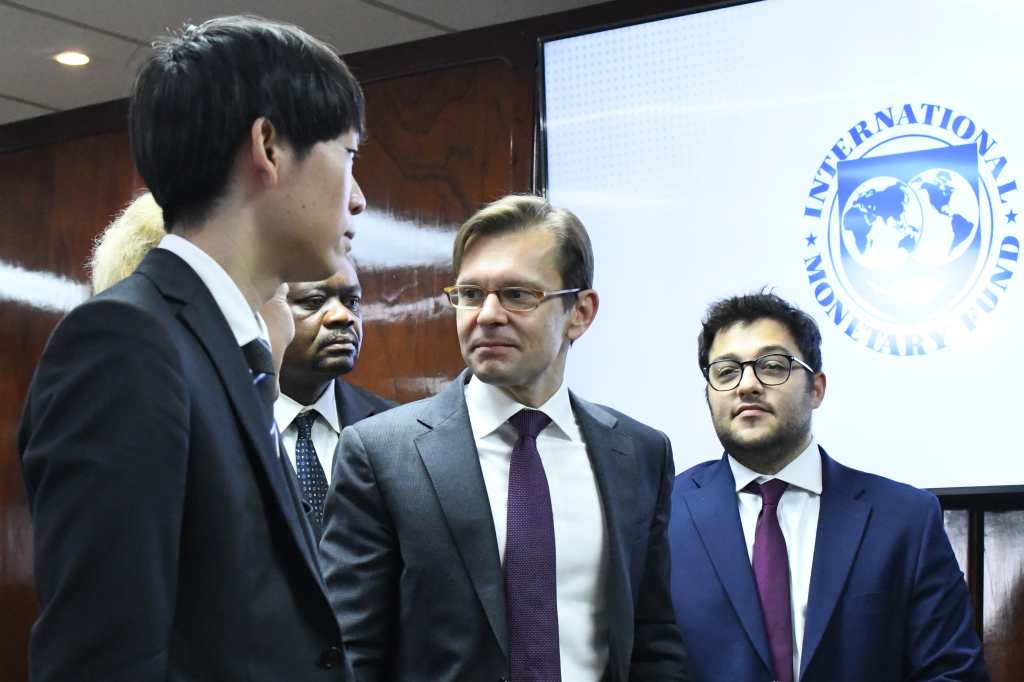 Una misión del FMI concluyó la revisión del Artículo IV a Guatemala y presentó las recomendaciones preliminares. El informe final será presentado en un plazo de 45 días, después de que lo conozca el Directorio del FMI. (Foto Prensa Libre: EFE) 