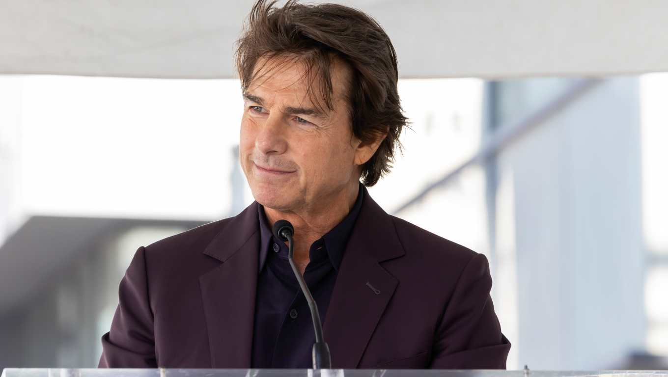 LOS ANGELES (United States), 12/06/2026.- US actor Tom Cruise speaks during a ceremony honoring David Beckham with a star on the Hollywood Walk of Fame in Los Angeles, California, USA, 12 June 2026. Beckham was recognized in the Sports Entertainment category. EFE/EPA/TED SOQUI