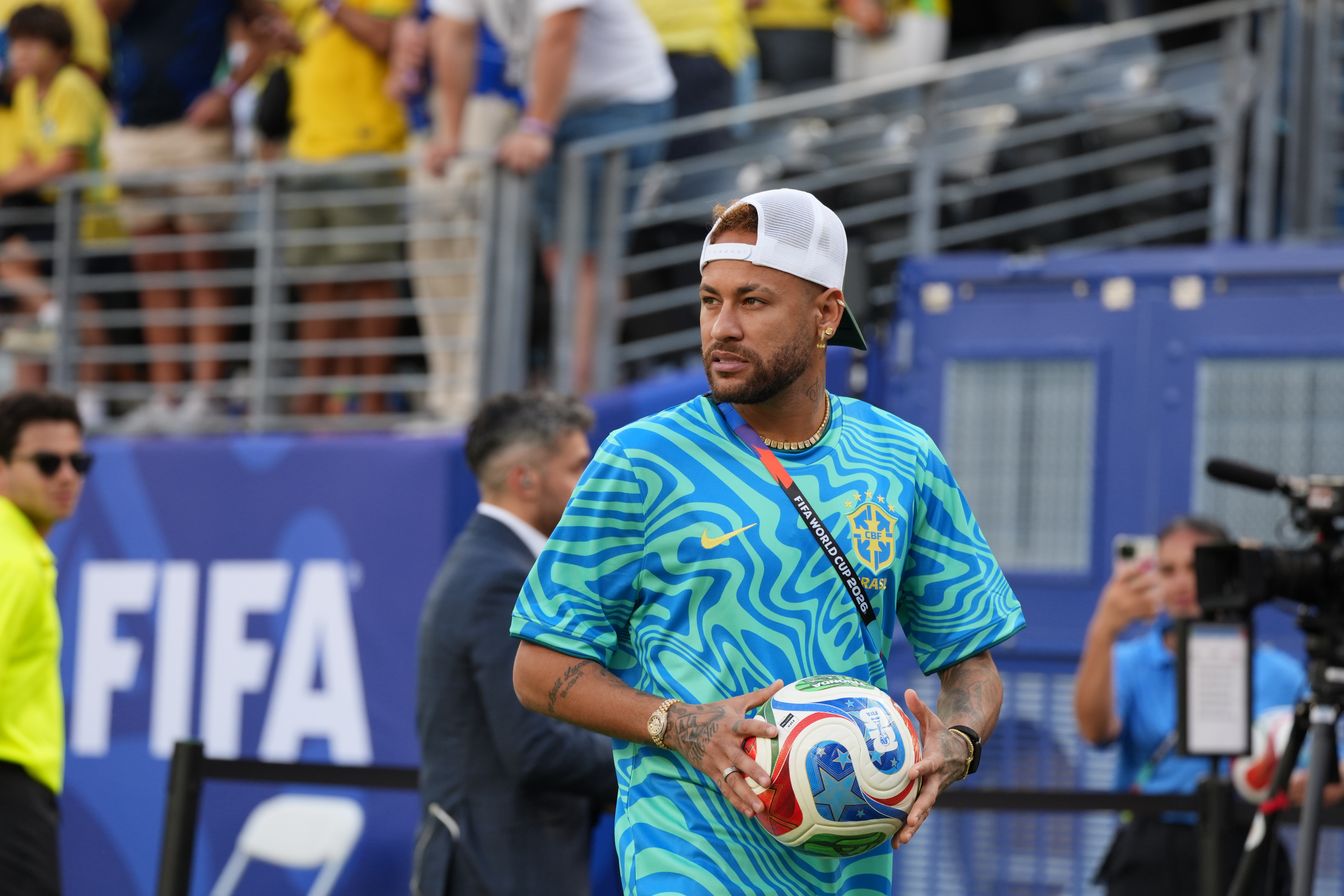 El jugador de Brasil Neymar Jr.. (Foto Prensa Libre: EFE/Ángel Colmenares). 