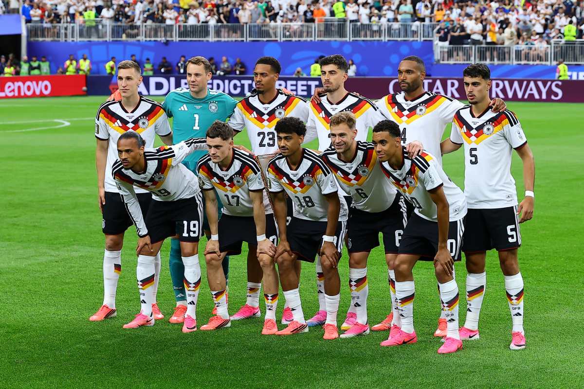 HOUSTON (TEXAS), 14/06/2026.- La selección de Alemania posa al inicio del partido del grupo C del Mundial 2026 entre las selecciones de Alemania y Curazao, este domingo en el NRG Stadium de Houston (Texas).-EFE/ Carlos Ramírez