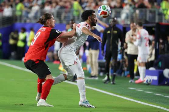 SANTA CLARA (ESTADOS UNIDOS), 17/06/2026.- El jugador austriaco Marcel Sabitzer (i) durante el partido del grupo J del Mundial de la FIFA 2026 entre Austria y Jordania disputado en el estadio Levi's en Santa Clara (EE.UU.). EFE/ Miguel Gutiérrez