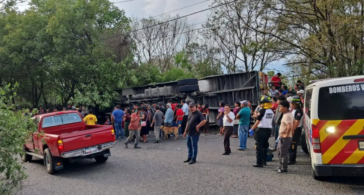 DGT afirma que bus accidentado en San Juan Sacatepéquez no c