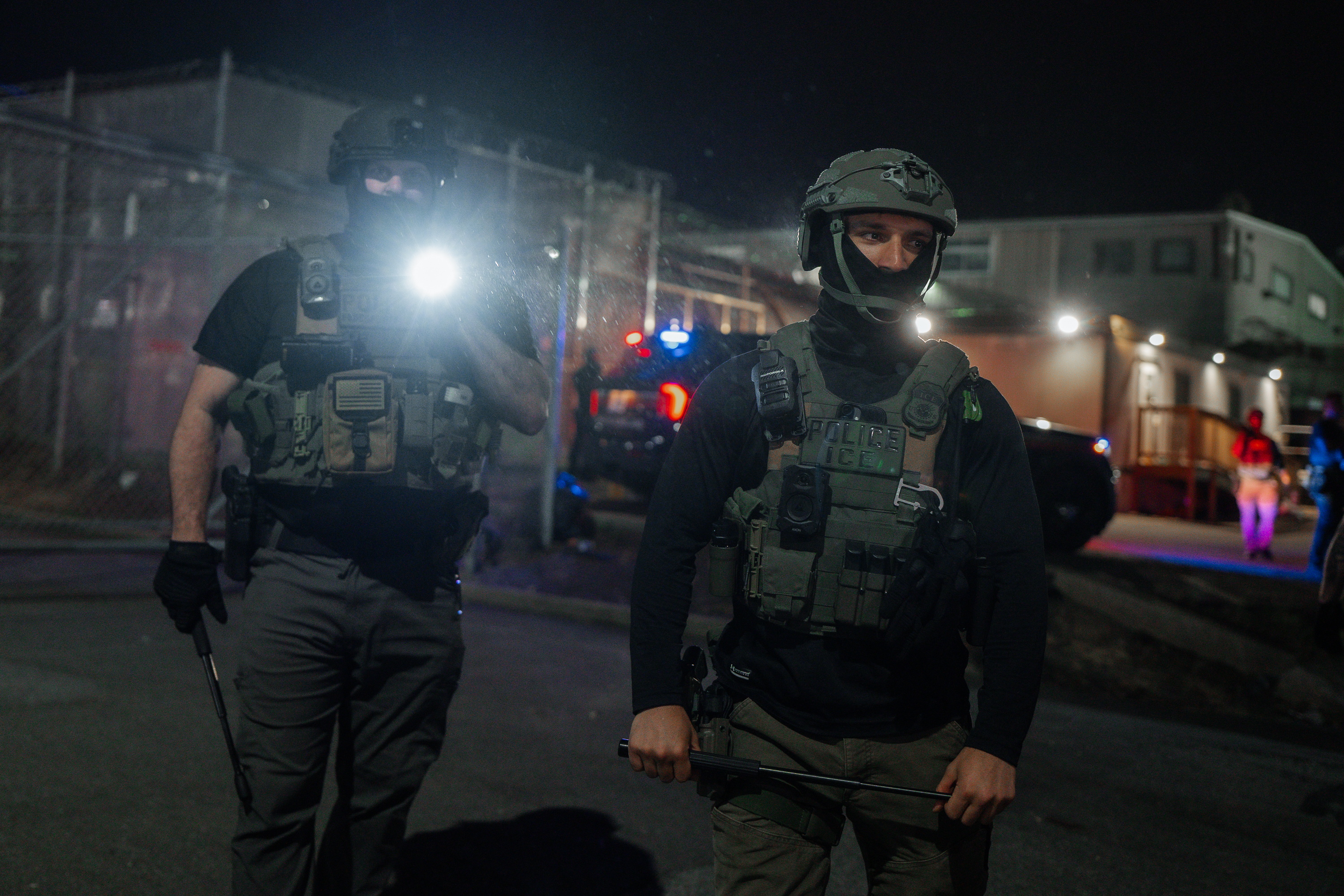 Protestas contra el ICE en medio de una huelga de hambre de reclusos en un centro de detención de Nueva Jersey