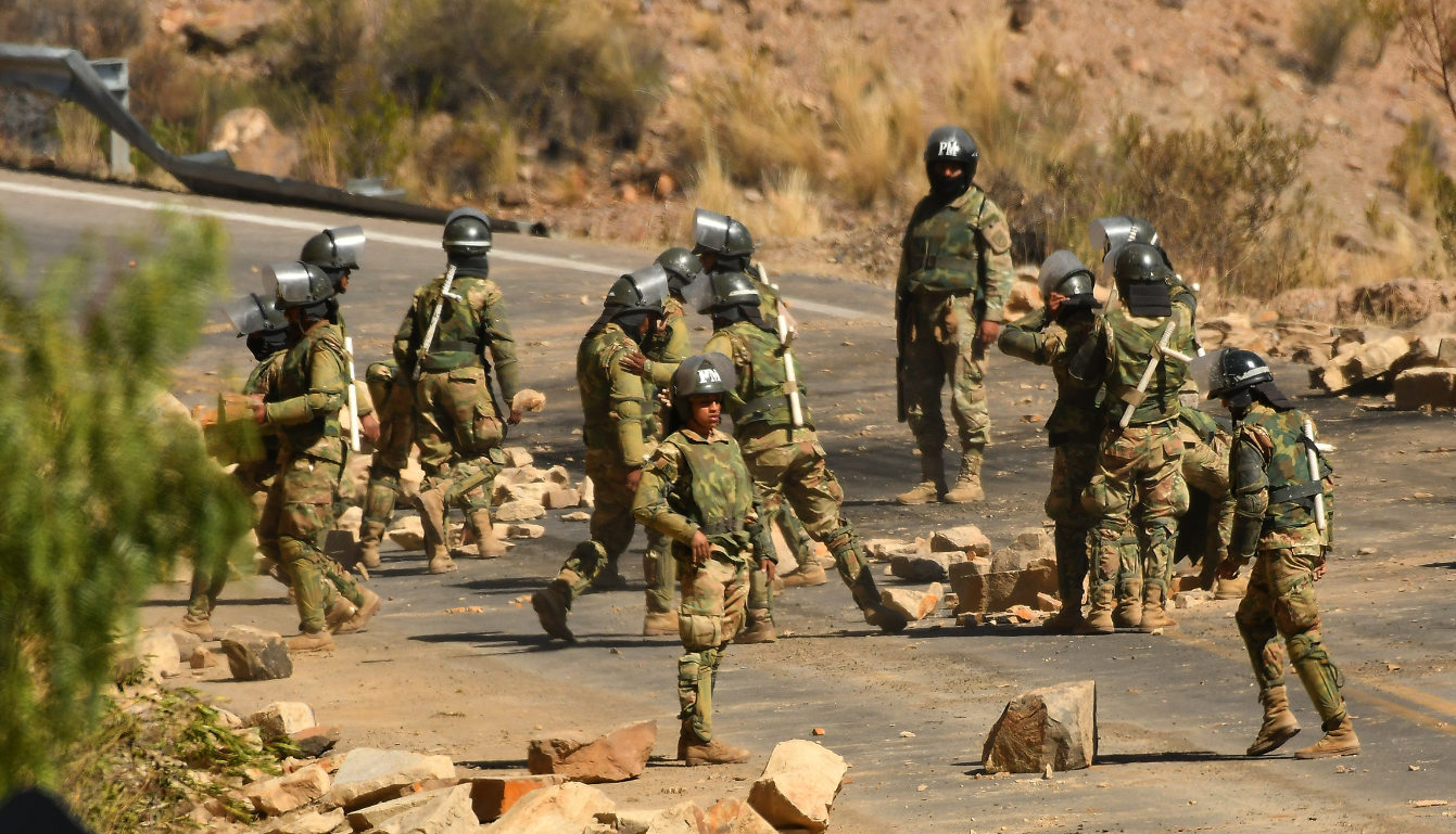 BLOQUEOS EN BOLIVIA. EFE