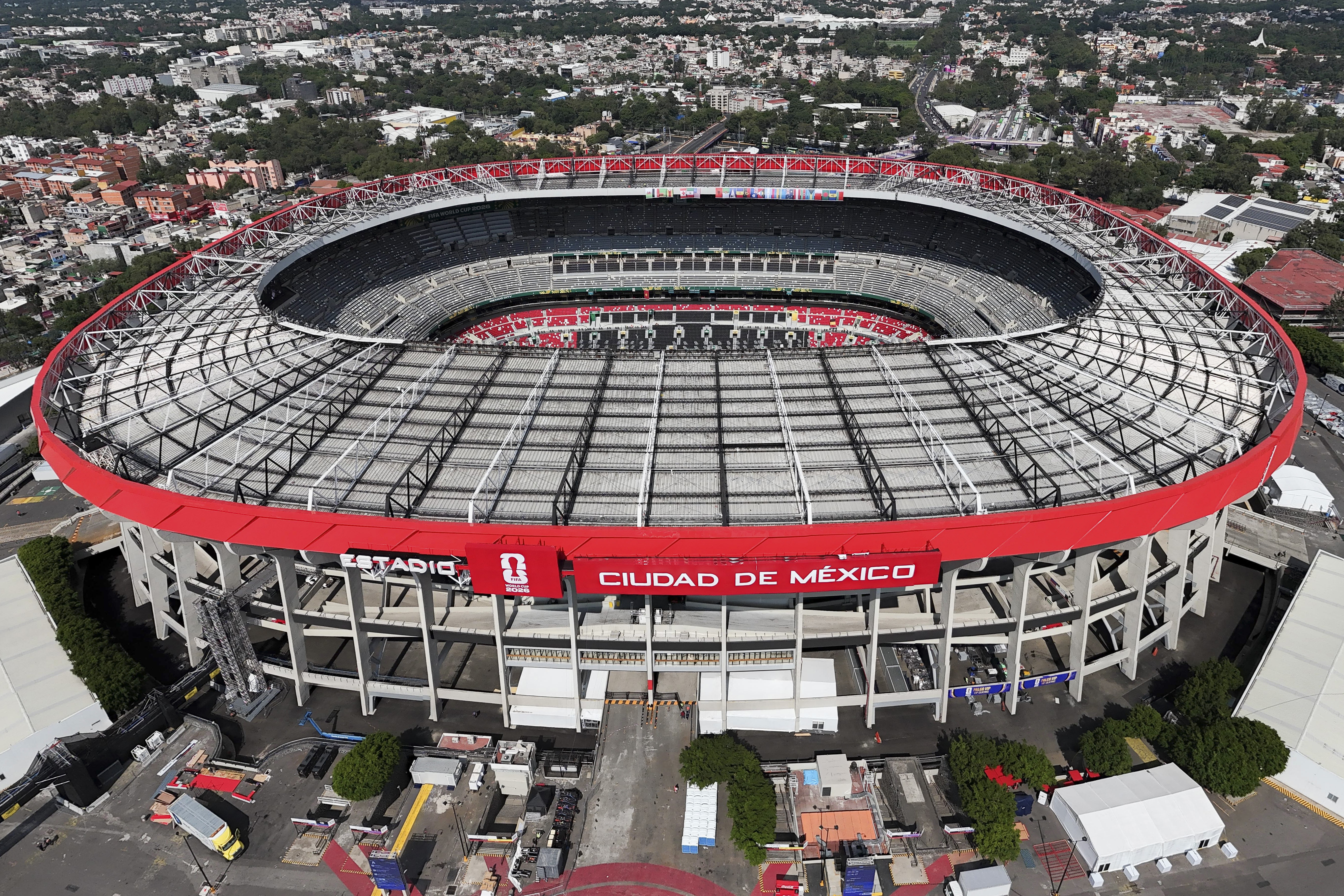 El estadio Ciudad de México listo para la inauguración de la Copa Mundial 2026